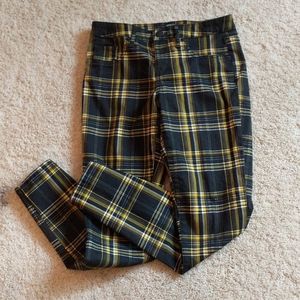 WILD FABLE YELLOW PLAID PANTS